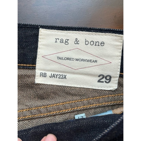 Rag & Bone Men's RB Jay 23X Skinny Leg Tailored Workwear Jeans SZ 29 - Picture 8 of 16